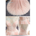 A linha China Supplier Lace Illusion Bodice Wedding Dress Sale